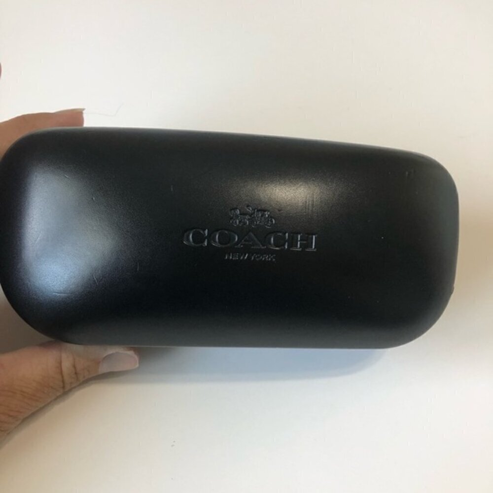 Coach Black Sunglasses Case / eyeglasses case - Picture 2 of 14